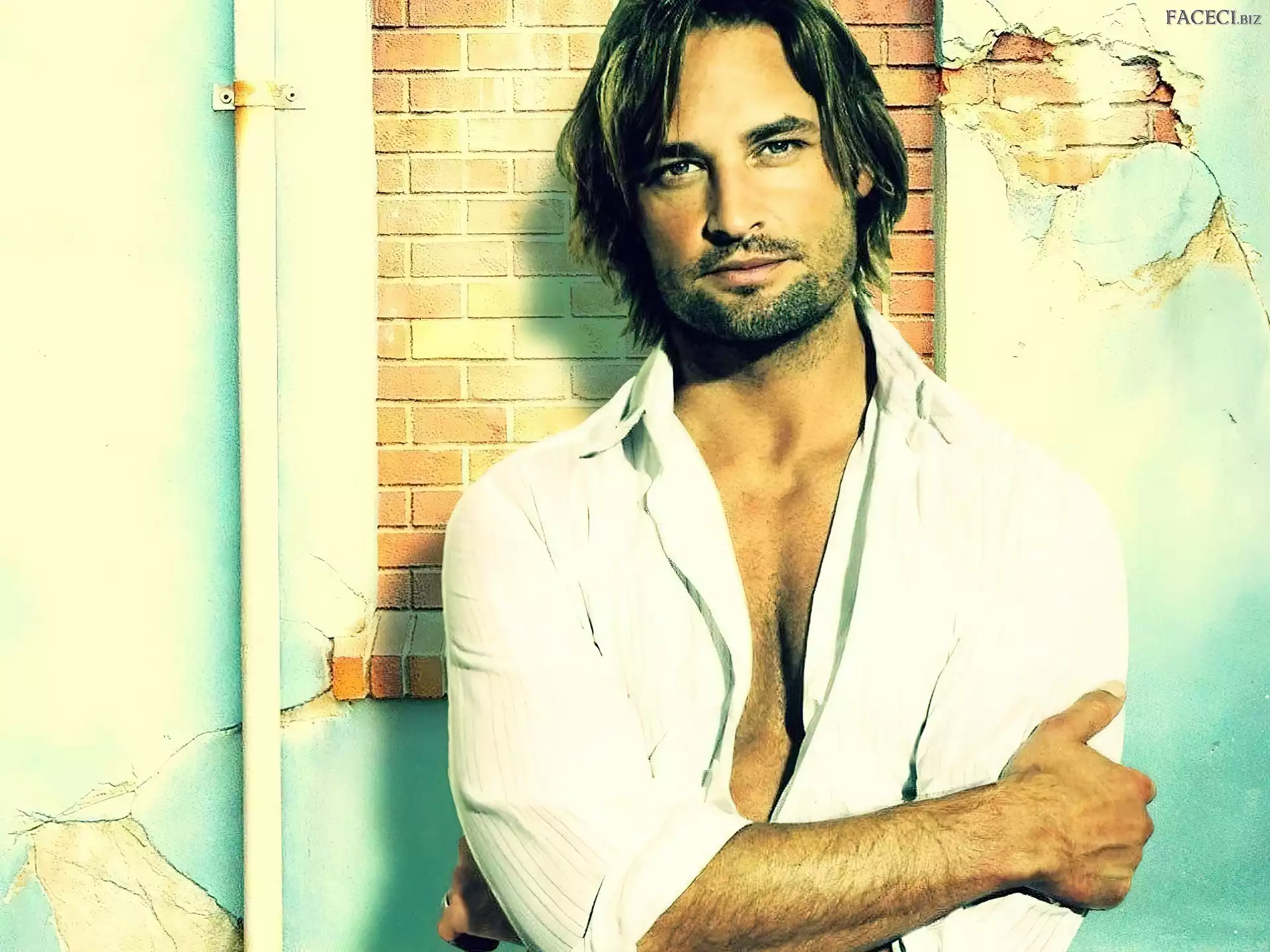 mury, Zagubieni, Serial, Lost, Josh Holloway, stare