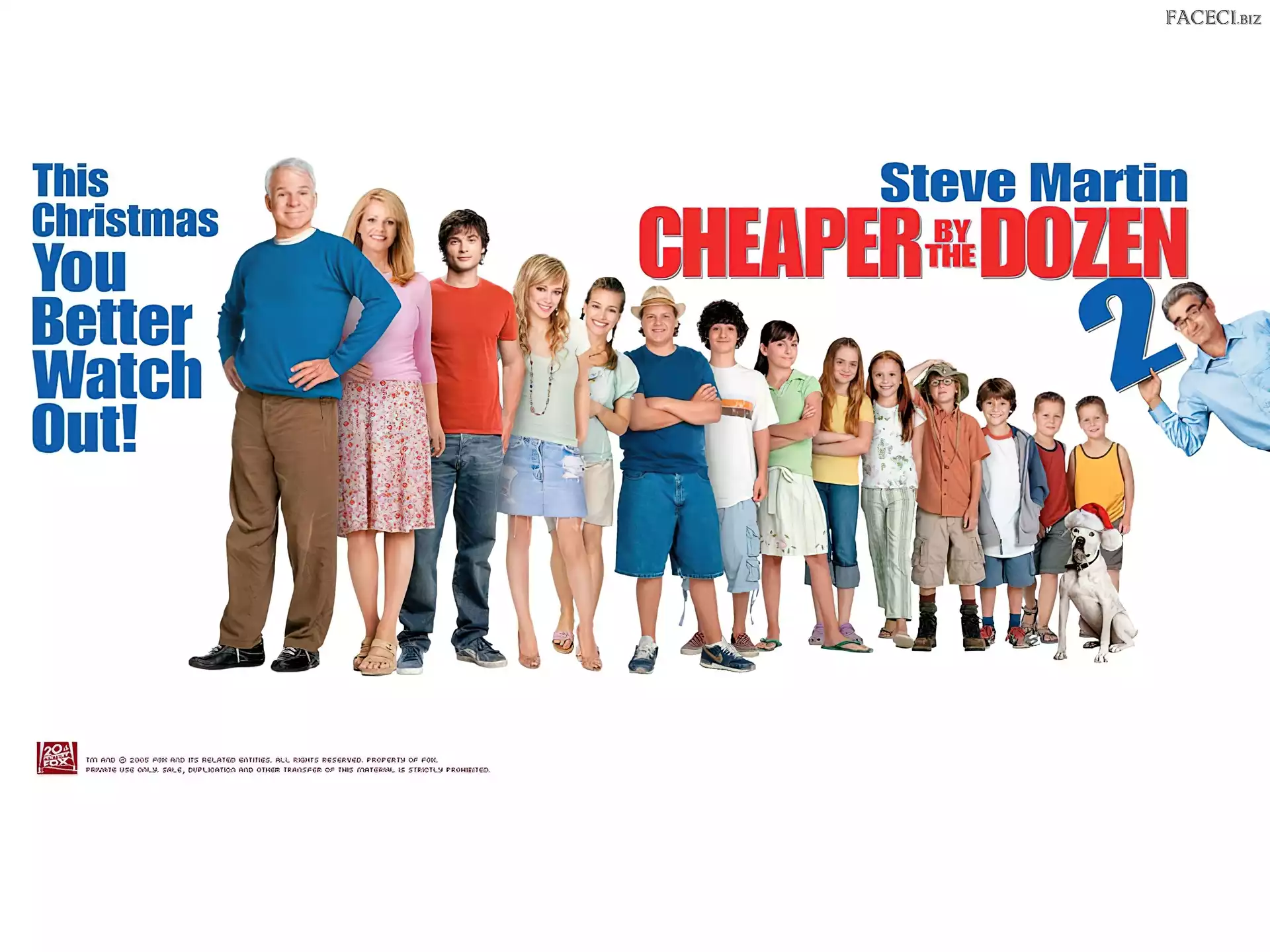 dzieci, Bonnie Hunt, Cheaper By The Dozen 2, Steve Martin, Tom Welling, Piper Perabo